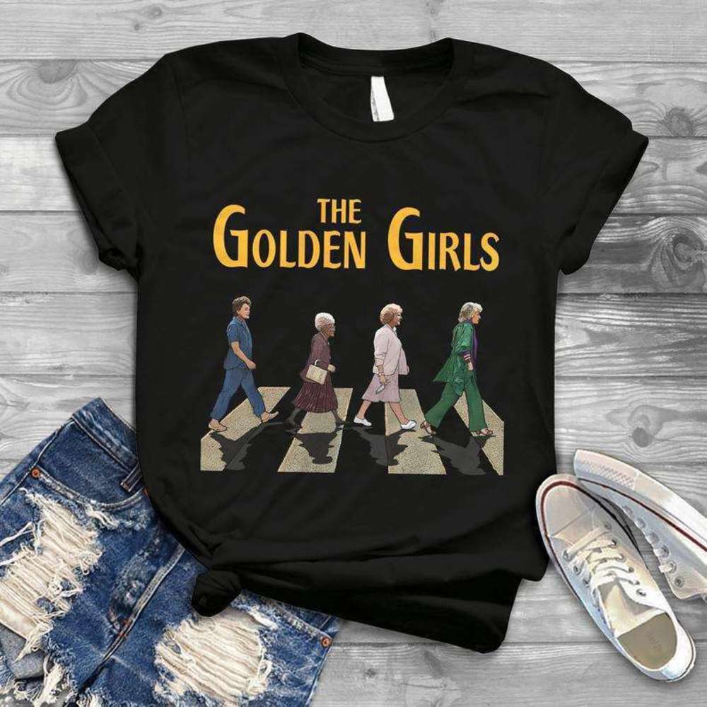 The Golden Girl Crossing Road T Shirt - Picture 1 of 4